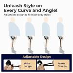 Adjustable Shirt Stays with Non-Slip Clips