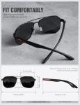 Polarized Blue Lens Sunglasses for Men and Women