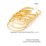 Gold Bangle Bracelet Set for Women