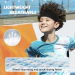 Kids' Sweat-Wicking Sports Headbands - 6-Pack