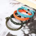12 Pcs Paracord Bracelets for Outdoor Adventure