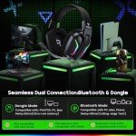WESEARY Wireless Gaming Headset with Noise Cancelling