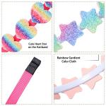 Lizioo 6 Pack Glitter Girls Hair Accessories