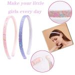 Lizioo 6 Pack Glitter Girls Hair Accessories