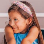 Rainbow Sequin Knotted Headbands for Girls