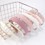 7 Pack Pink Non-Slip Headbands for Girls