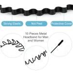 Fenshine 6PCS Non-Slip Wavy Metal Hair Bands