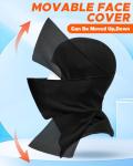Movable Design Fleece Ski Mask for Cold Weather