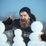 Satinior 2 Pairs Knit Fingerless Winter Gloves