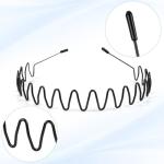 Fenshine 6PCS Non-Slip Wavy Metal Hair Bands