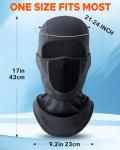 Movable Design Fleece Ski Mask for Cold Weather