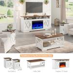 AMERLIFE 5-Piece Farmhouse Living Room Set