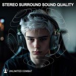 Skapendy VK81 Wireless Gaming Headset with RGB