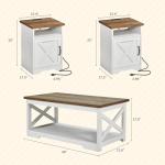 AMERLIFE 5-Piece Farmhouse Living Room Set