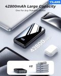 High-Capacity Portable Charger with Built-in Cable