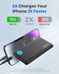 iniu 10000mAh Portable Power Bank with 2 USB Ports