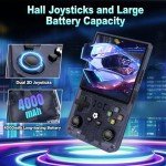 R36MAX Handheld Retro Gaming Console with Built-in Games
