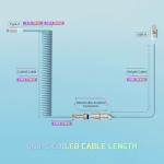 Attack Shark C01 Ultra Custom Coiled Gaming Cable