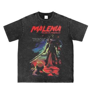 Vintage Game Character Graphic Tee - Black