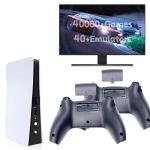Wireless Retro Game Console Nostalgia Plug and Play Video Game Console 4k,40000+ Video Games 128GB Built in 40+Emulators Console,2.4G Wireless Controllers