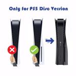 PS5 Console Cover with Extra Stickers - Black