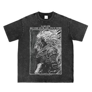 Retro Game Character Graphic T-Shirt, 2XL Black