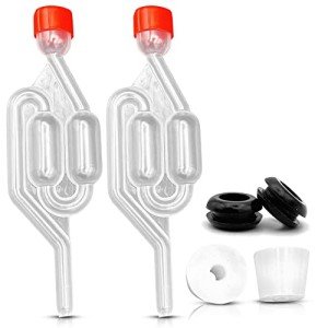 Demijohn Airlock and Bung Set for Brewing