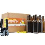 Amber Glass Bottles Starter Kit for Home Brewing