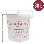 30L Fermentation Bucket with Tap & Airlock