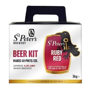 St. Peters Ruby Red Ale Homebrew Kit – 40 Pints