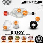 Demijohn Airlock and Bung Set for Brewing