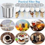 Reusable Straining Bags for Home Brewing & Cooking
