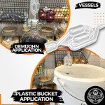 Demijohn Airlock and Bung Set for Brewing