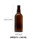 Amber Glass Bottles Starter Kit for Home Brewing