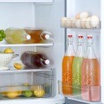 6PCS 1L Glass Bottles with Clip Top Lids