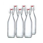 Eidoct Airtight Glass Bottles with Swing Top Lids
