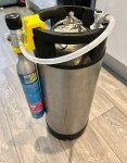 CornSoda Beer Keg CO2 Bottle Holder Bracket