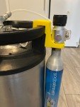 CornSoda Beer Keg CO2 Bottle Holder Bracket