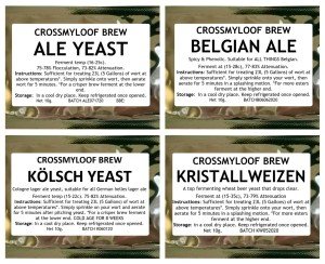 Homebrew Yeast: Ale, Belgian, Kolsch & Wheat