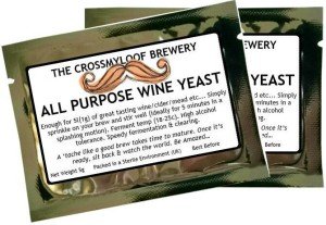 2 All-Purpose Wine Yeast Packs for Home Brewing