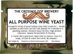 2 All-Purpose Wine Yeast Packs for Home Brewing