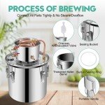 5 Gal Moonshine Still Kit for Home Brewing