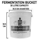 30L Home Brewing Bucket Set with Airlock & Tap