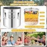 COSTWAY Stainless Steel 3 Pot Moonshine Still