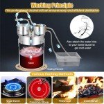 COSTWAY Stainless Steel 3 Pot Moonshine Still