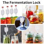 Fermentation Airlock and Bung Set for Home Brewing