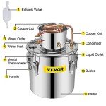 8.5Gal Stainless Steel Moonshine Still Distiller Kit