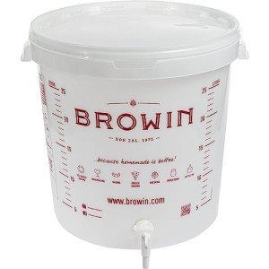 30L Home Brewing Fermenter with Tap & Airlock
