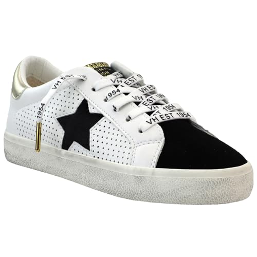 Vintage Havana Lace-Up Sneakers - White, Size 7.5