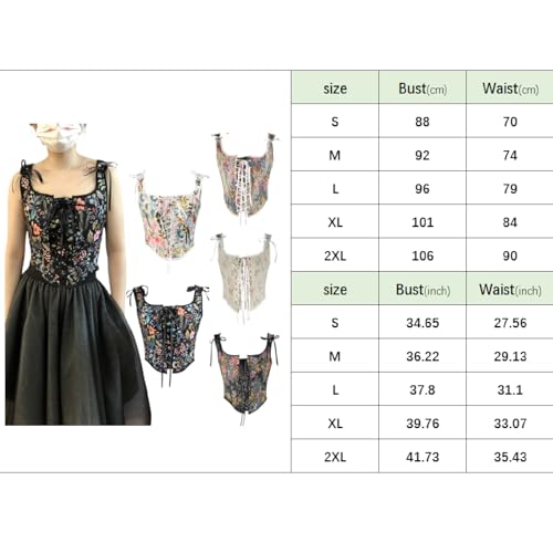 Floral Vintage Camisole with Tie-Up Straps